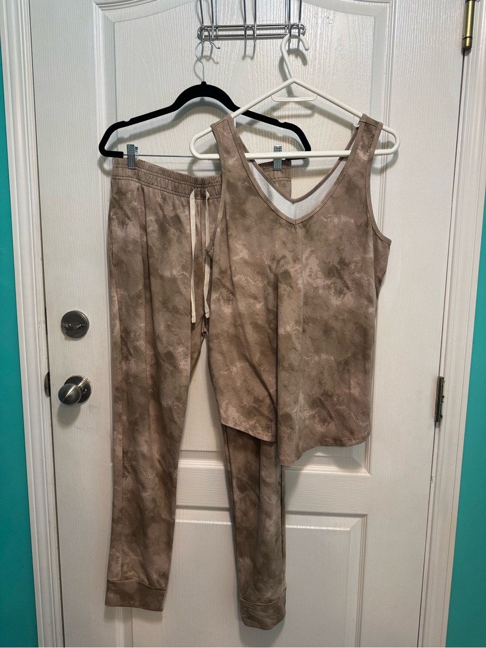 Jax & Lennon Tie-Dye Lounge Tank & Jogger Set